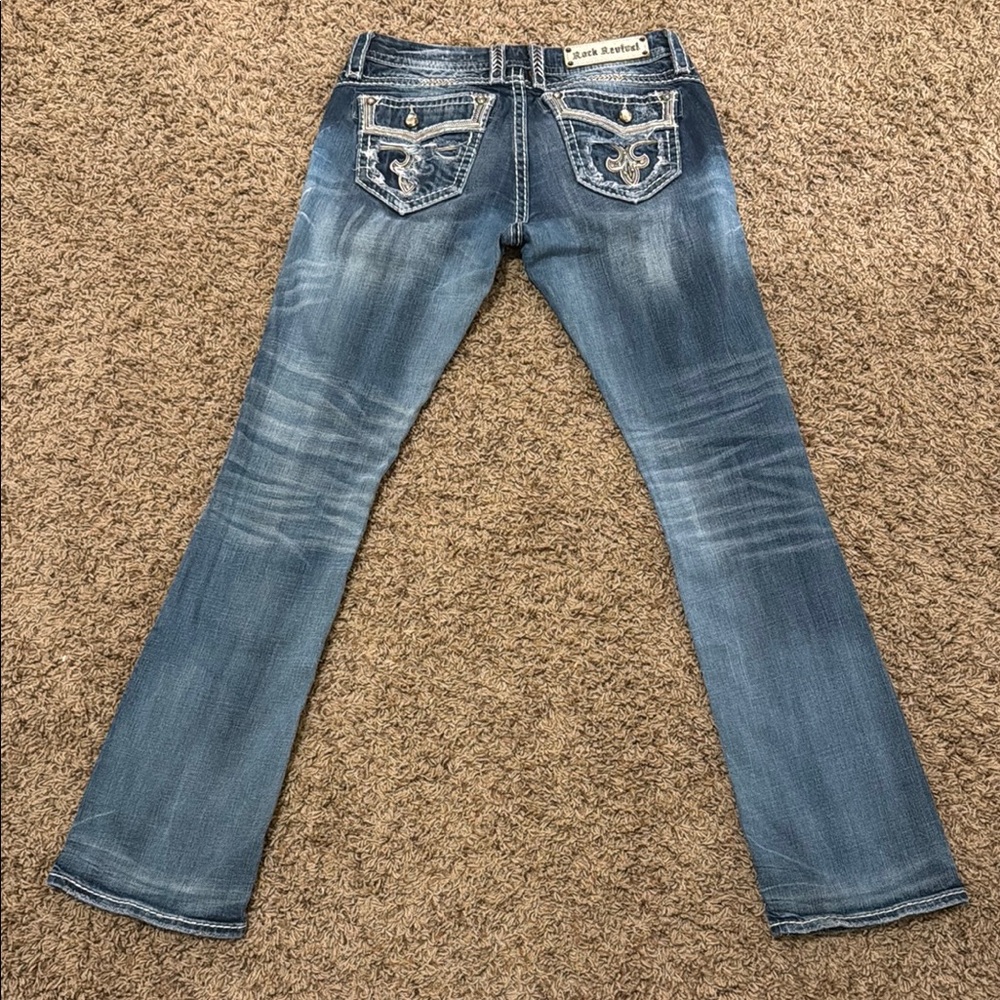 Rock Revival Blue Boot Cut Jeans
